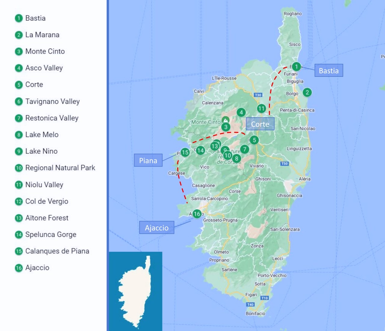 4-Day Corsica Itinerary: Explore the Island’s Natural Highlights - 第1張圖