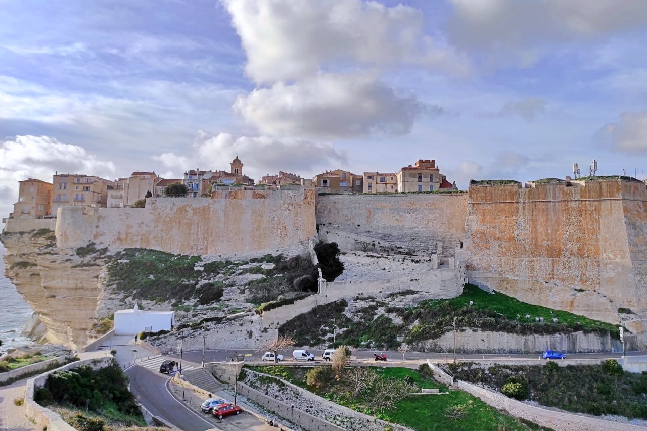 The ancient fortress town of Bonifacio